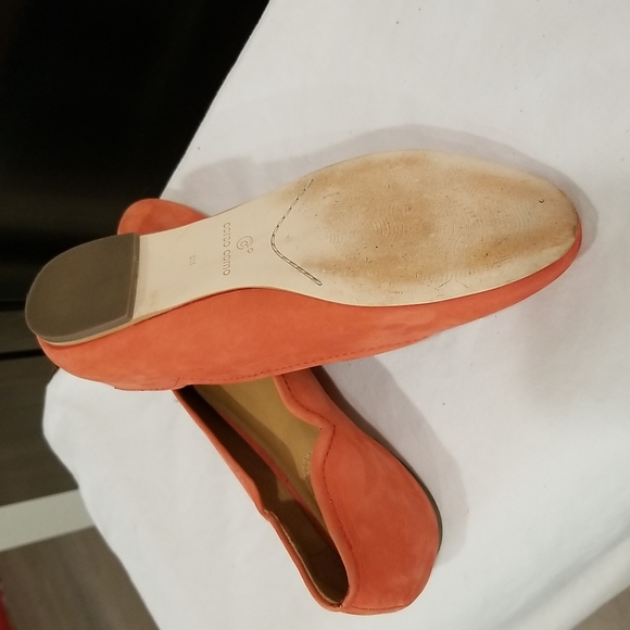 2/$30 - Corso Como Callie Suede Leather Flats Pink Red Size 8 - Picture 7 of 8